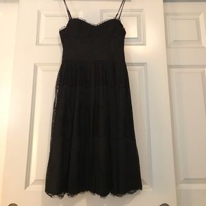 Twenty One black corset style lace dress - Sz L